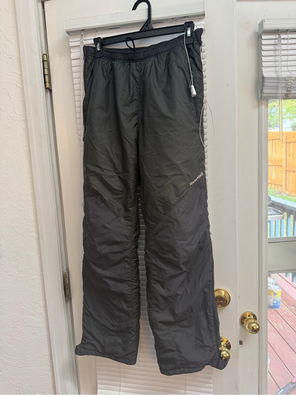 Montbell Insulated Full Zip Puffy Pants